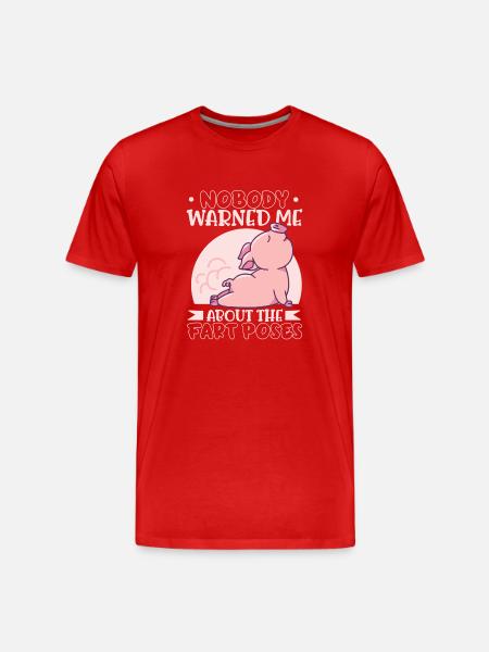 Yoga Mindfulness Practic Meditation Manifestation - Men's Premium Organic T-Shirt - red
