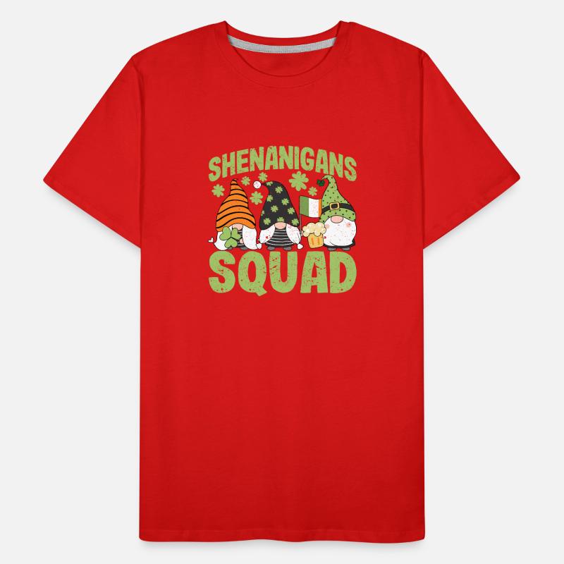Shenanigans Squad Glückspilze Kleeblatt Männer Premium Bio T-Shirt