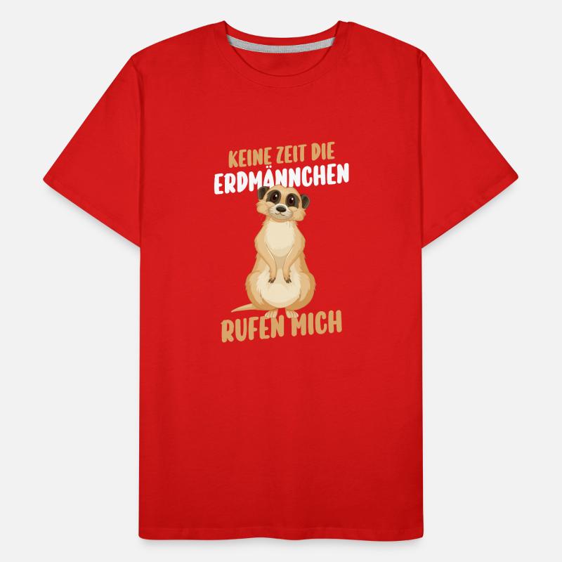 Erdmännchen Männer Premium Bio T-Shirt