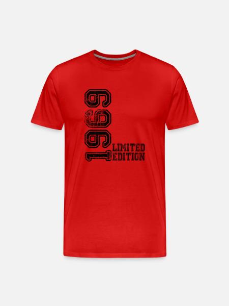 Edition limitée 1969 - T-shirt bio Premium Homme - rouge