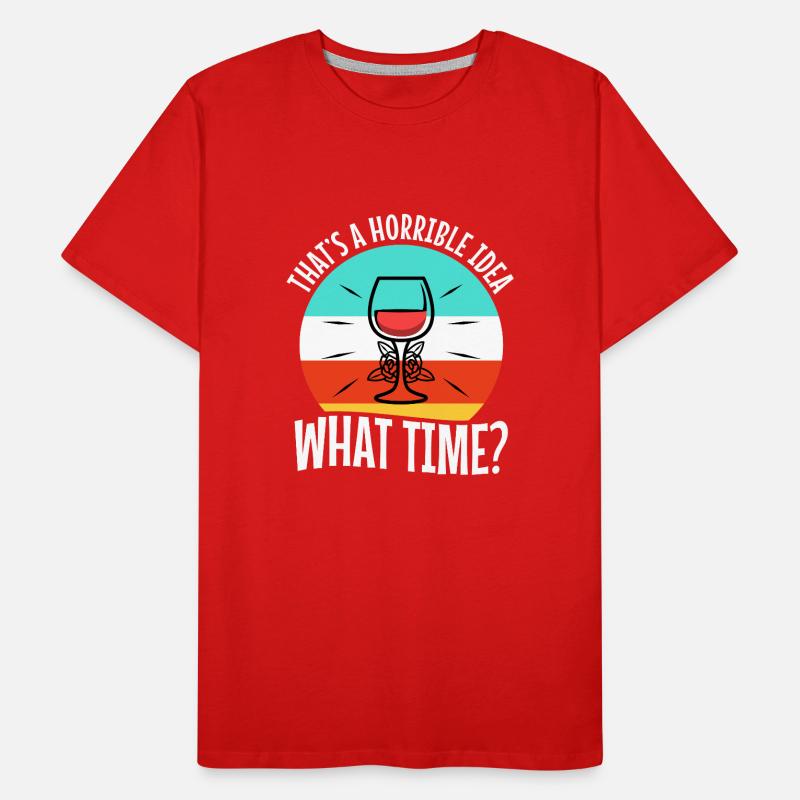 C’est une idée horrible de l’heure T-shirt bio Premium Homme