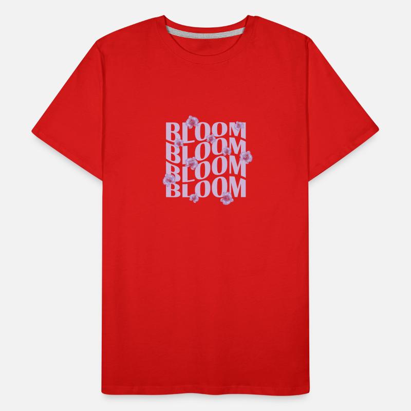 Bloom Orchidee Pflanze Blume Männer Premium Bio T-Shirt