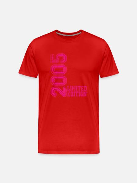 Édition limitée 2005 - T-shirt bio Premium Homme - rouge