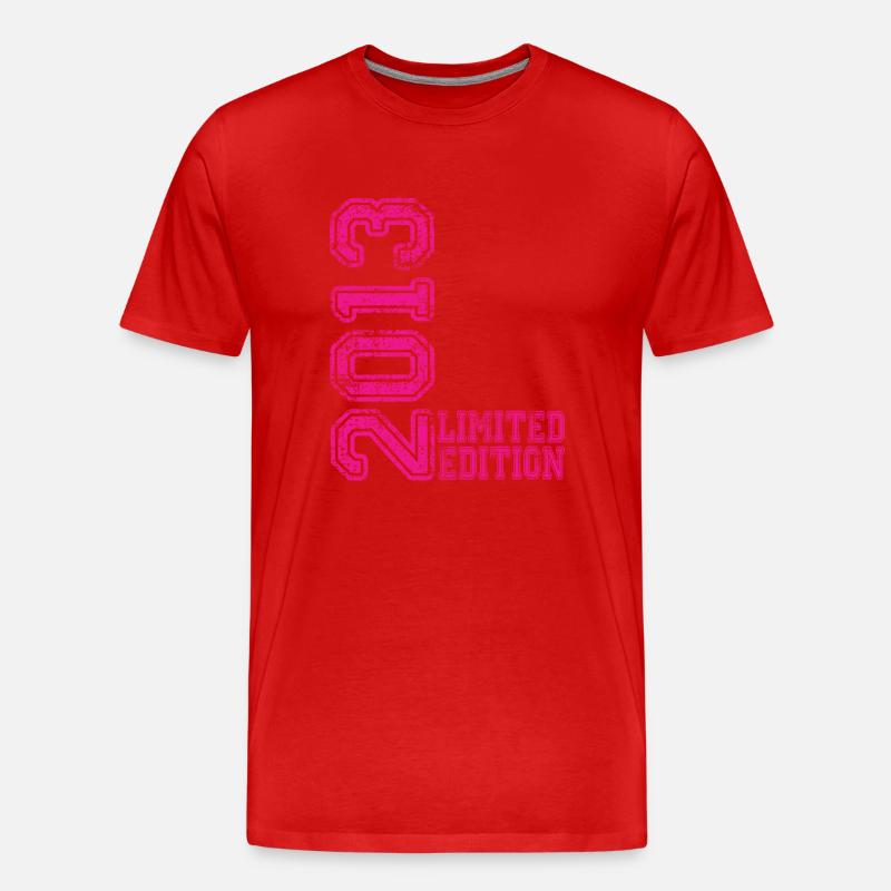 Édition limitée 2013 - T-shirt bio Premium Homme - rouge