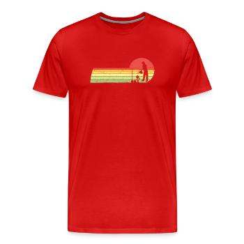 Jardinier Agriculteur Paysagiste Jardinier Jardinier amateur - T-shirt bio Premium Homme - rouge - Devant - Damien (186cm)