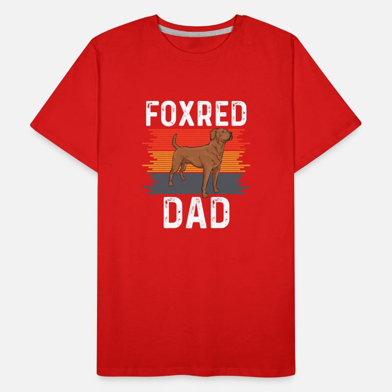 Foxred Labrador Fox Red Labrador Retriever Men's Premium Organic T-Shirt