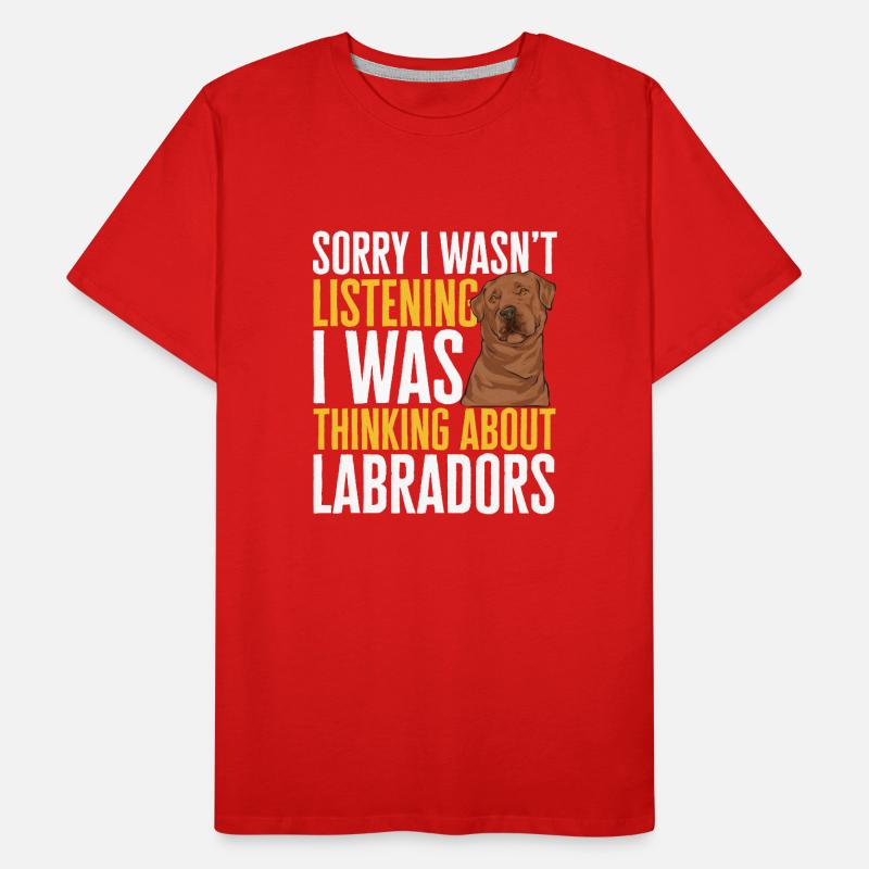Foxred Labrador Fox Red Labrador Retriever Men's Premium Organic T-Shirt