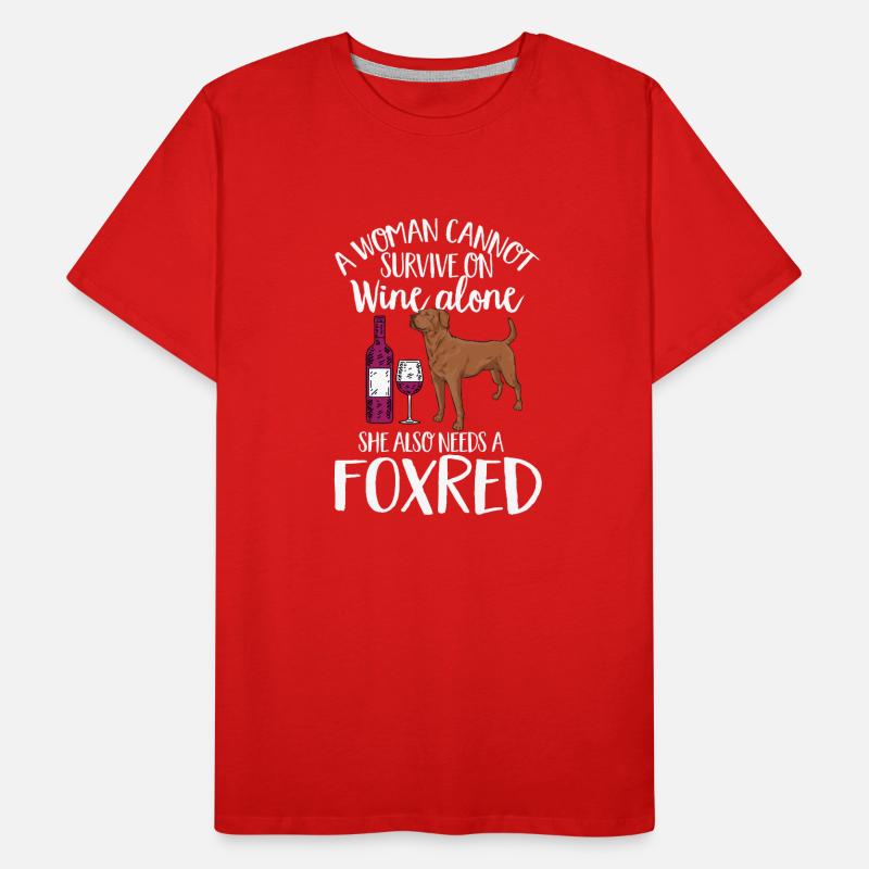 Foxred Labrador Fox Red Labrador Retriever Men's Premium Organic T-Shirt