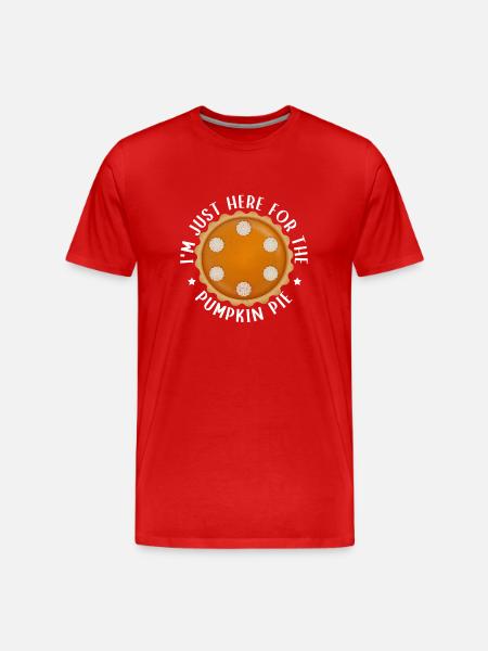 Pumpkin Pie Pumpkin Pie Gift - Men's Premium Organic T-Shirt - red