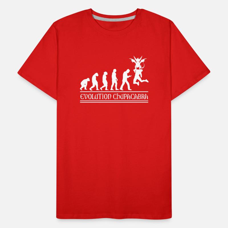 Cryptozoologistes Chupacabra Monster Evolution T-shirt bio Premium Homme