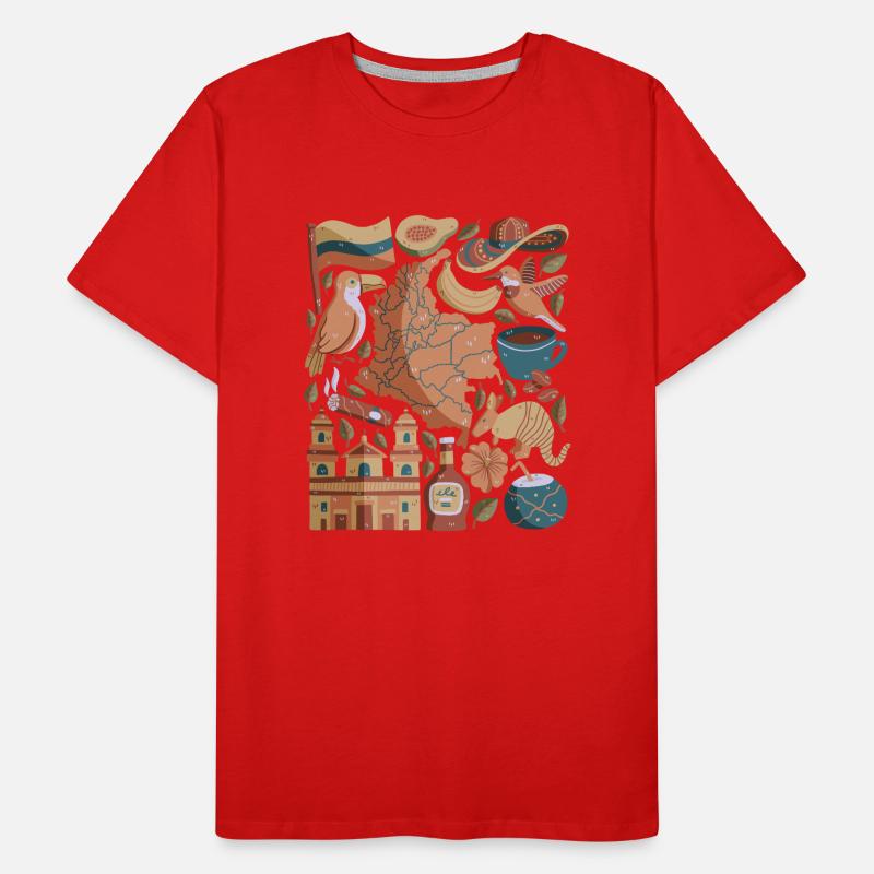 Colombie T-shirt bio Premium Homme