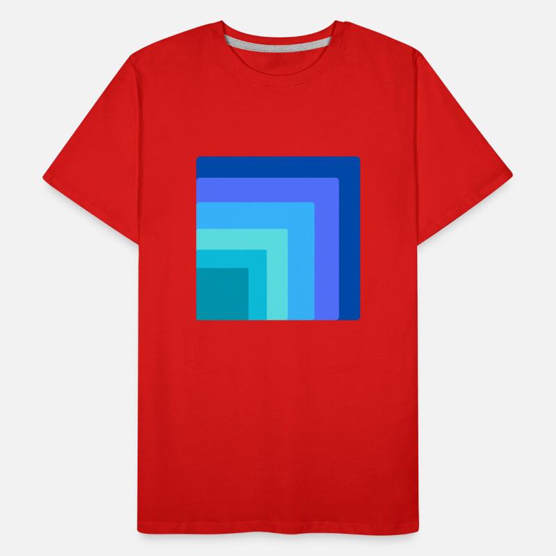 squares within a square Men's Premium Organic T-Shirt