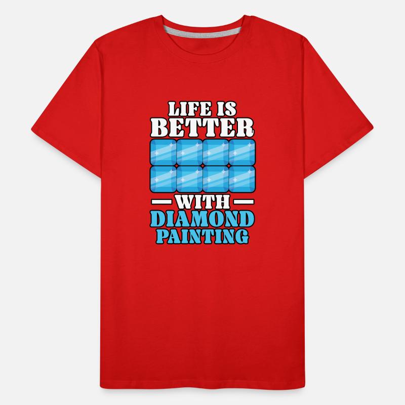 Diamond Painting Tools Diamond Painter Men's Premium Organic T-Shirt