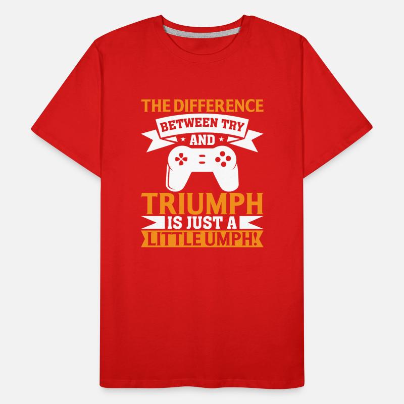 La différence entre l’essai et T-shirt bio Premium Homme