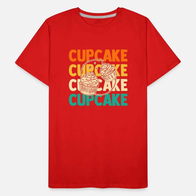 Cuisson des cupcakes T-shirt bio Premium Homme