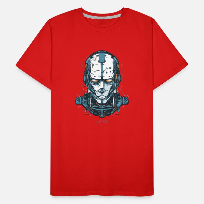 A cyborg robot tech Men's Premium Organic T-Shirt