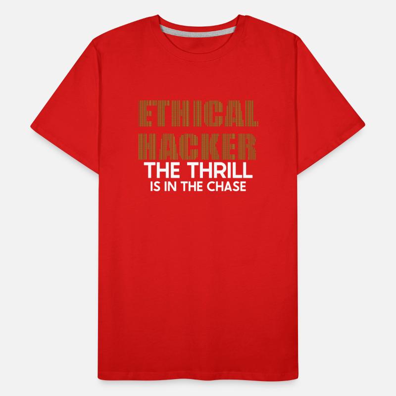 Ethical Hacking Analyst Ethical Cyber Security Men's Premium Organic T-Shirt