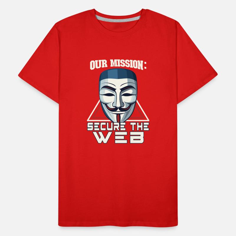 Ethical Hacking Analyst Ethical Cyber Security Männer Premium Bio T-Shirt