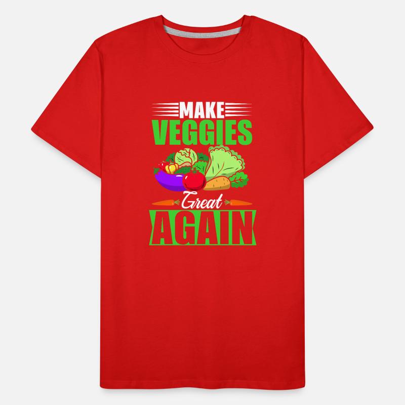 Makes veggies great again Men's Premium Organic T-Shirt