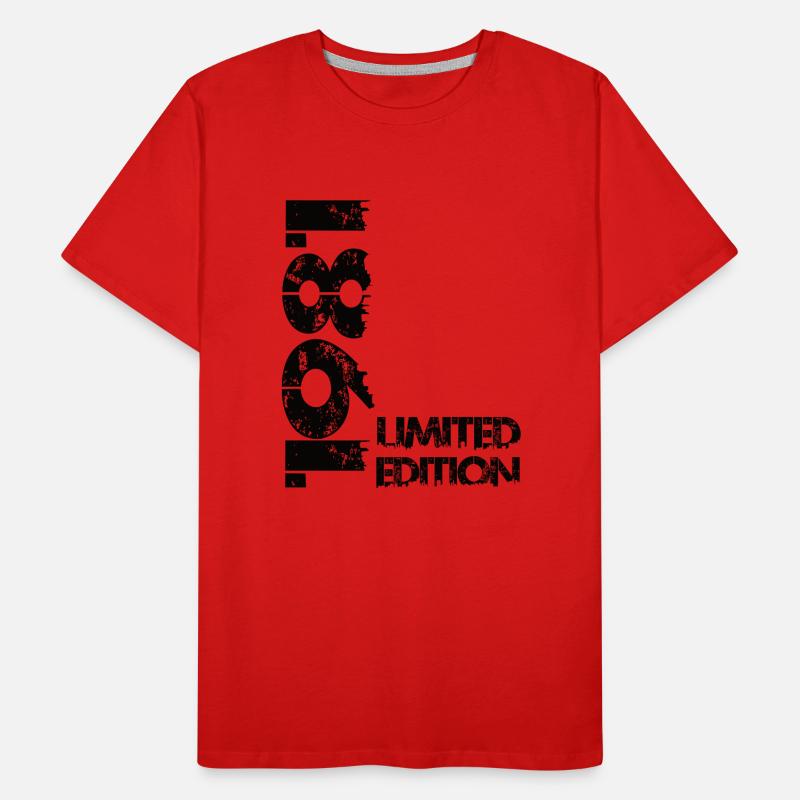 Édition limitée 1981 T-shirt bio Premium Homme