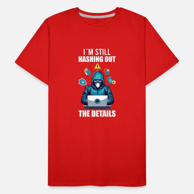Ethical Hacking Analyst Ethical Cyber Security Men's Premium Organic T-Shirt
