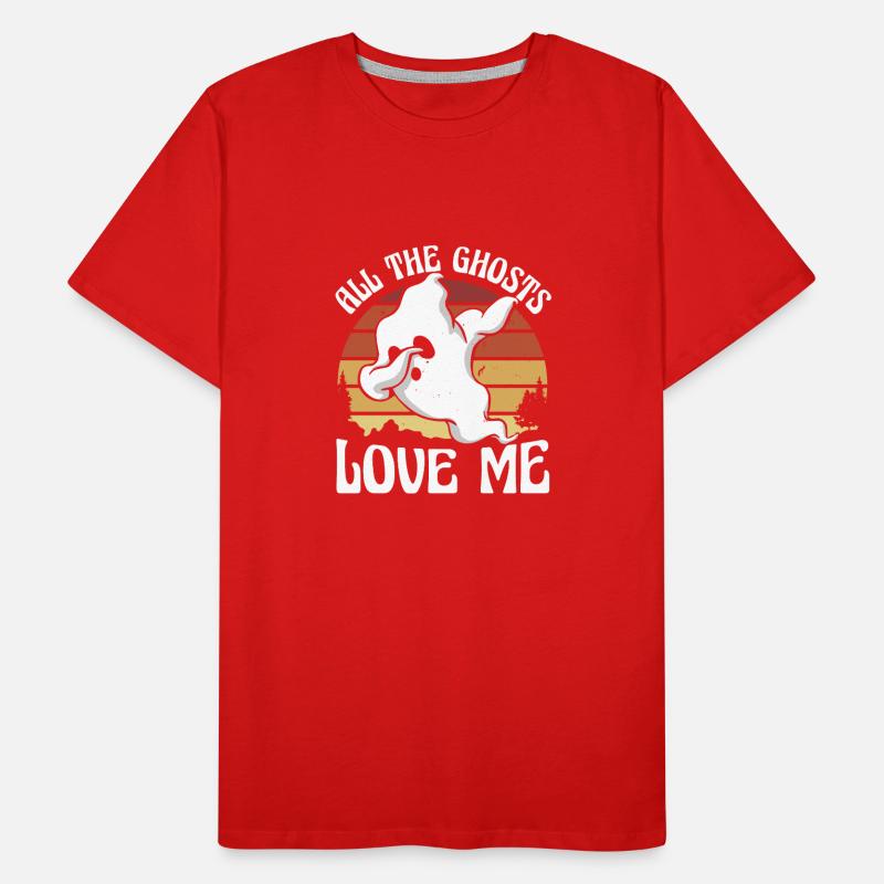 Ghostly Affection Sunset Men's Premium Organic T-Shirt