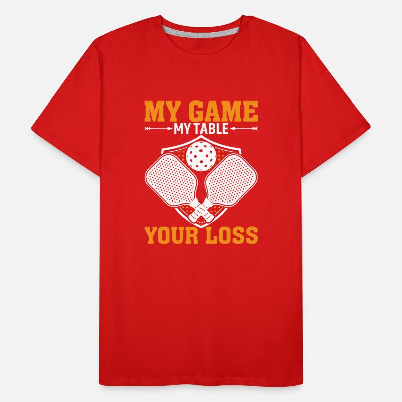 Mon jeu Ma table Ta perte T-shirt bio Premium Homme