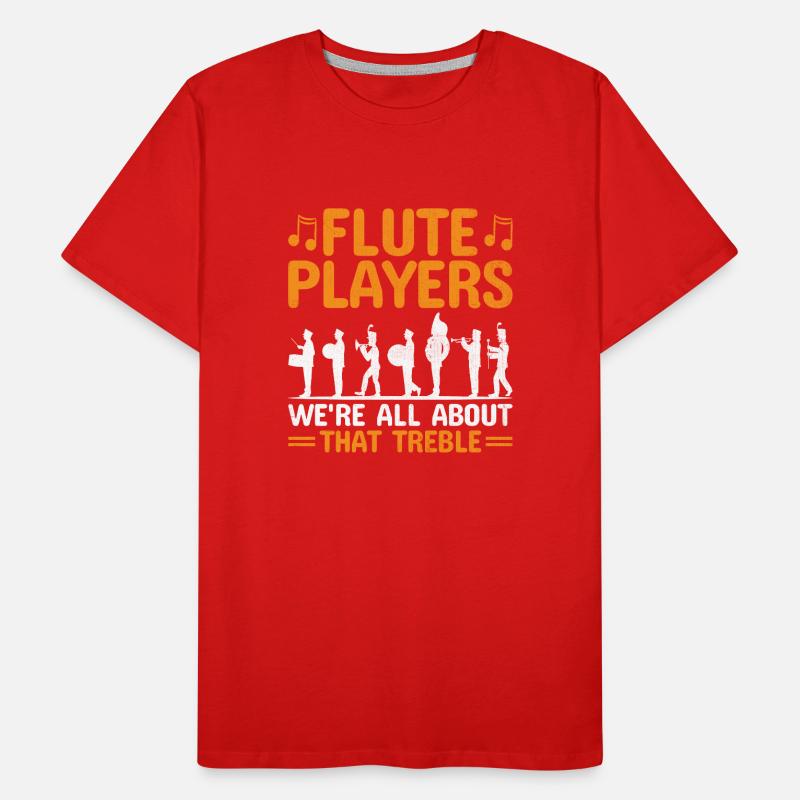Marching Band Sayings Funny Marching Instruments Men's Premium Organic T-Shirt