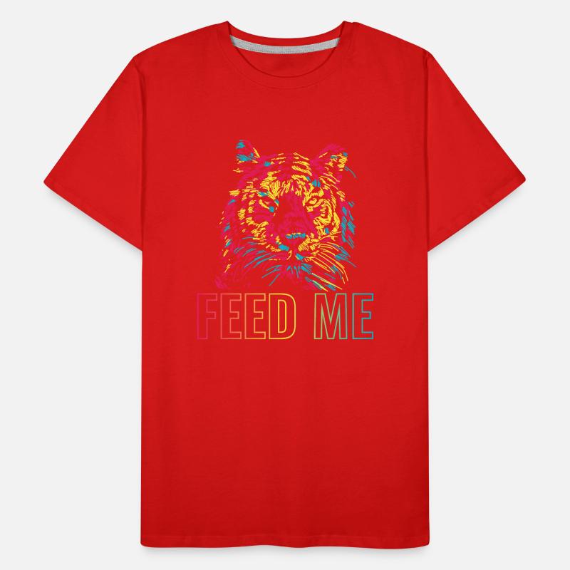 Feed me Men's Premium Organic T-Shirt