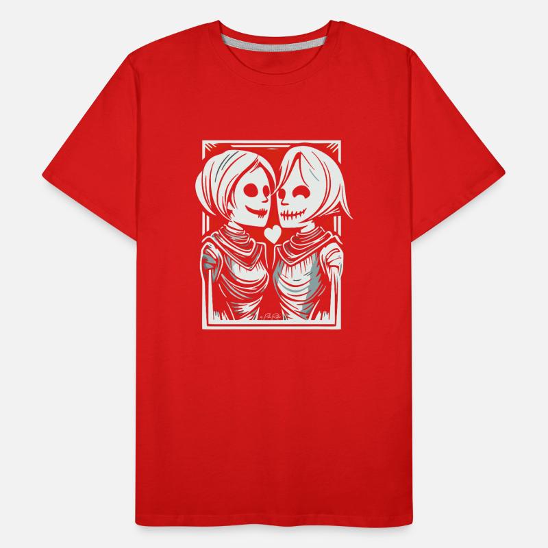 Two Medieval Lovers Men's Premium Organic T-Shirt