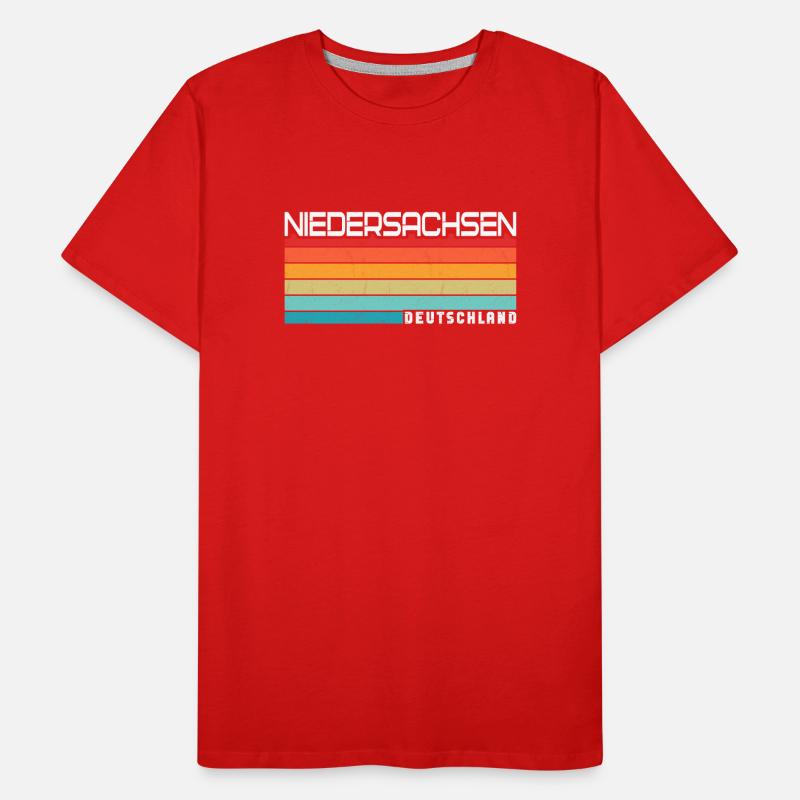 Basse-Saxe Basse-Saxe Basse-Saxe T-shirt bio Premium Homme