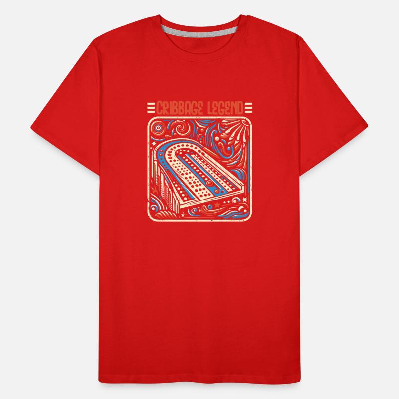 Cribbage Legend – humorous gift Men's Premium Organic T-Shirt