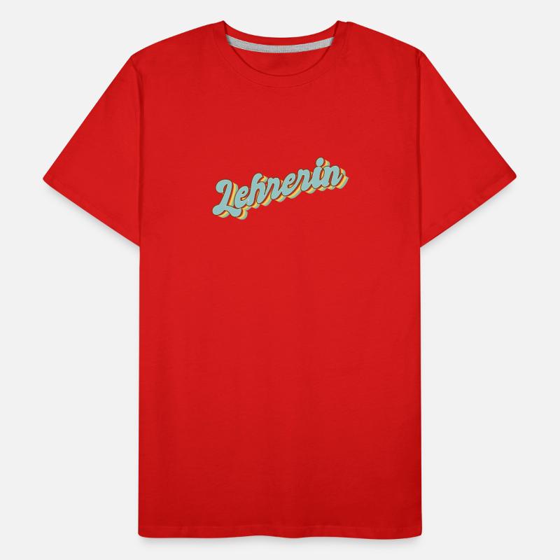 Schule Abschluss-Geschenk Lehrerin Männer Premium Bio T-Shirt