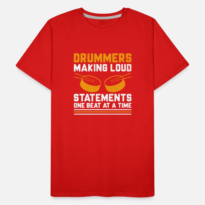 Drum Corps Marching Band Drum Corp Music Percussio Men's Premium Organic T-Shirt