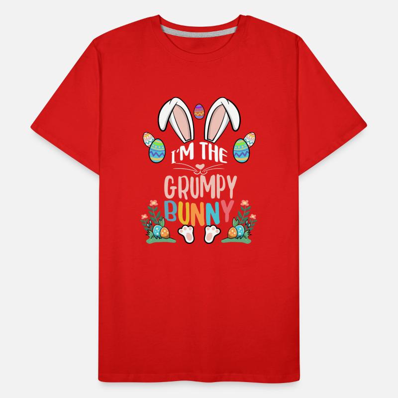 I'm The Grumpy Bunny Men's Premium Organic T-Shirt