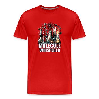 Chimie organique, Étudiants en chimie, Chimie - T-shirt bio Premium Homme - rouge - Devant - Damien (186cm)