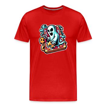 Puzzle Lover Jigzaw Puzzle Brettspiel Puzzler - Männer Premium Bio T-Shirt - Rot - Vorne - Damien (186cm)