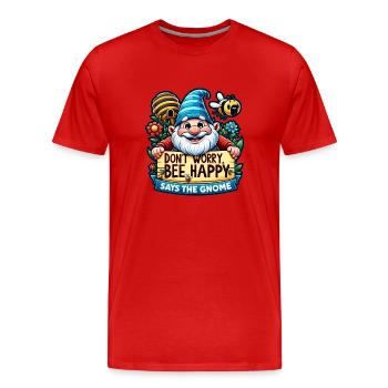 Sailors Sea Shanty Singing Ship Adventures - Men's Premium Organic T-Shirt - red - Front - Damien (186cm)