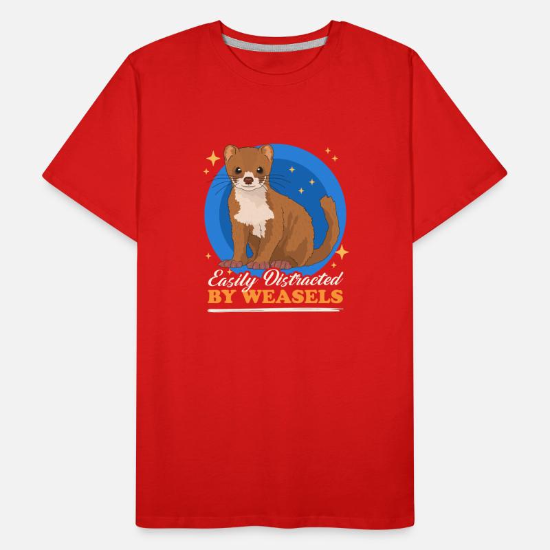 Weasel Dwarf Weasel Hermännchen Gift Men's Premium Organic T-Shirt
