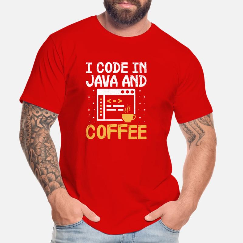 Café Codage Programmeur Codeur Développeur Nerd Coff T-shirt bio Premium Homme