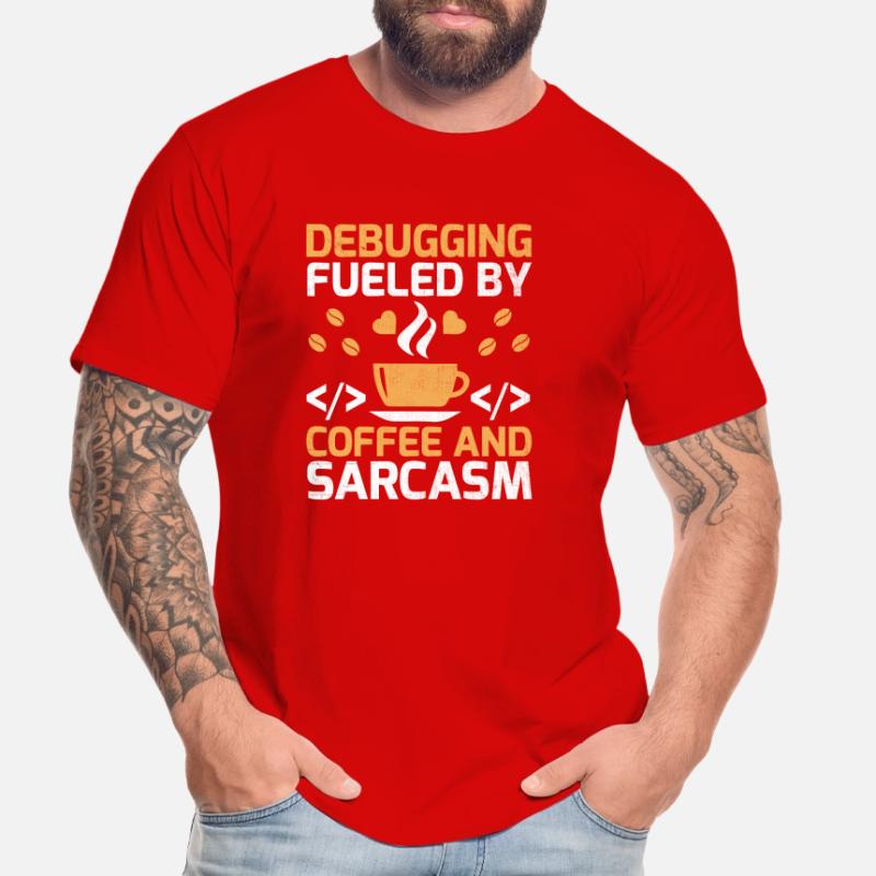 Coffee Coding Programmer Coder Developer Nerd Coff Men's Premium Organic T-Shirt