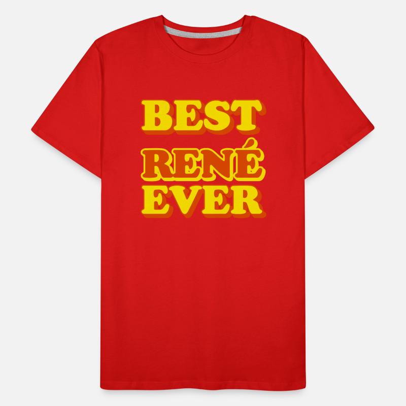 Funny gift with first name René Men's Premium Organic T-Shirt
