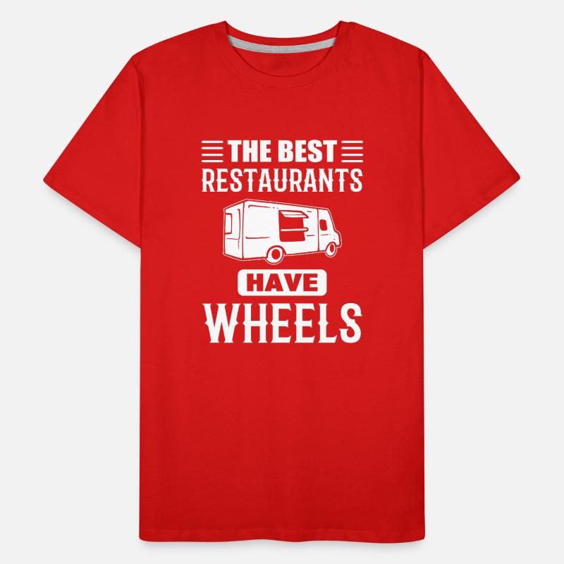 Restaurant auf Rädern Koch oder Kochen Männer Premium Bio T-Shirt