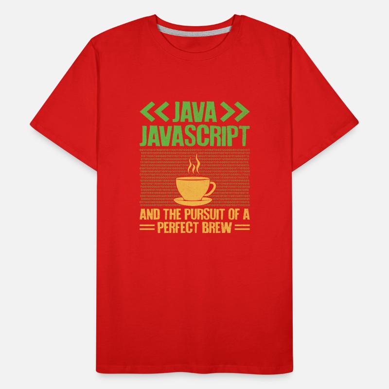 Café Codage Programmeur Codeur Développeur Nerd Coff T-shirt bio Premium Homme