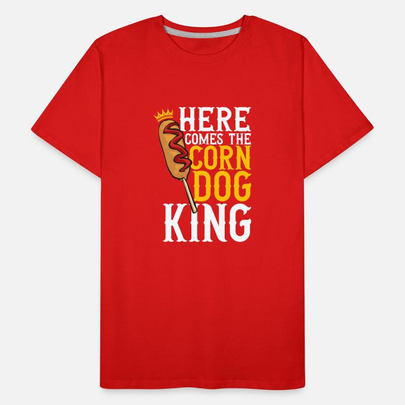 Corn Dog Corndog Men's Premium Organic T-Shirt