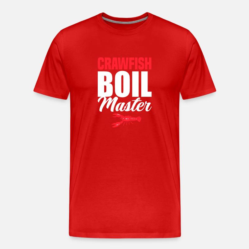 Langusten Koch Geschenk - Männer Premium Bio T-Shirt - Rot