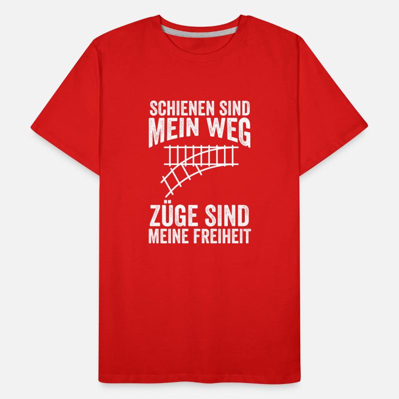 Chemin de fer miniature Train miniature Train Chemin de fer Chemin de fer Chemin de fer Train miniature Train modèle T T-shirt bio Premium Homme