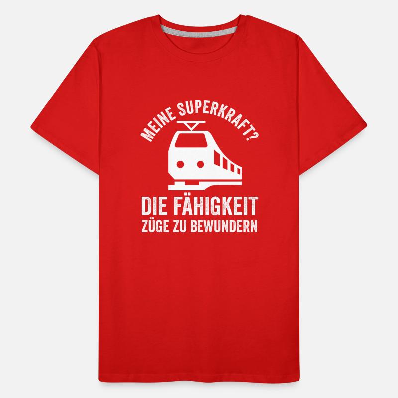 Chemin de fer miniature Train miniature Train Chemin de fer Chemin de fer Chemin de fer Train miniature Train modèle T T-shirt bio Premium Homme