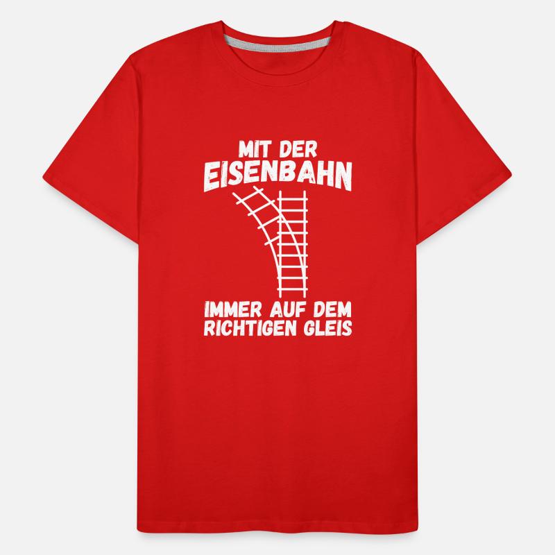 Chemin de fer miniature Train miniature Train Chemin de fer Chemin de fer Chemin de fer Train miniature Train modèle T T-shirt bio Premium Homme