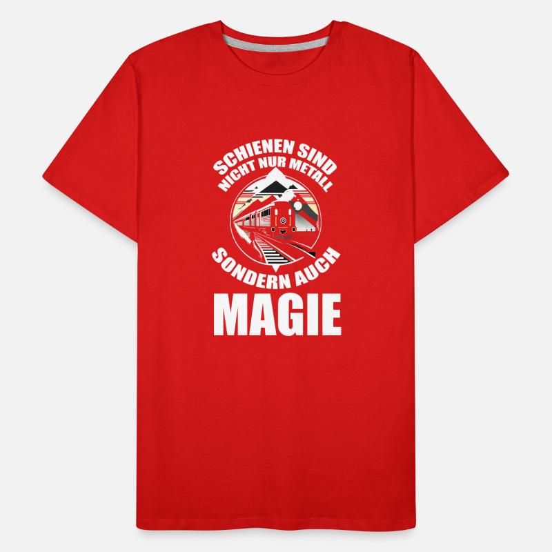 Chemin de fer miniature Train miniature Train Chemin de fer Chemin de fer Chemin de fer Train miniature Train modèle T T-shirt bio Premium Homme